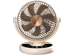 Ventilador De Mesa Silencioso Com 3 Velocidades, Bateria 3000mah,