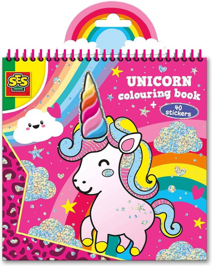 Jogo Criativo SES Livro de Colorir Unicornio (Idade Minima: 3 anos