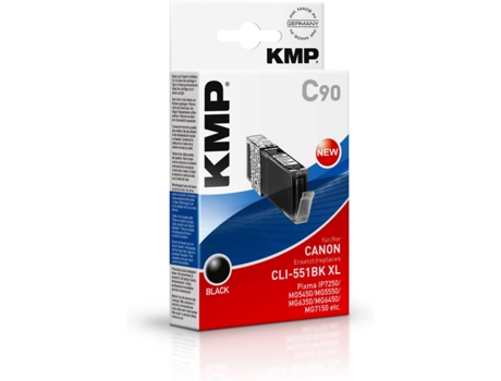 C90 cartucho de tinta preta komp. com Canon C.