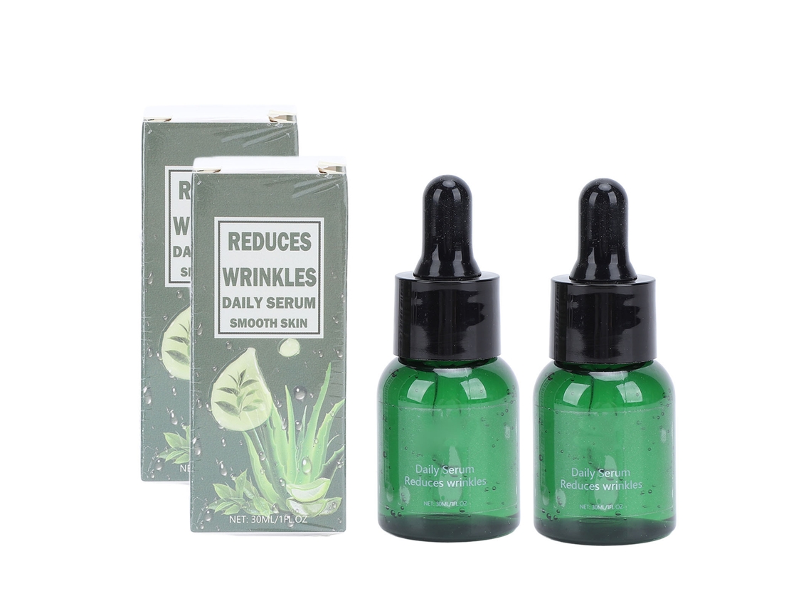 2 unidades de Sérum Facial Antienvelhecimento 30ml para Reduzir Rugas, Hidratar e Nutrir Todos os Tipos de Pele