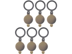 Conjunto De 6 Peças Placas Cobre Para Olho Mágico Em Portas Entrada, B