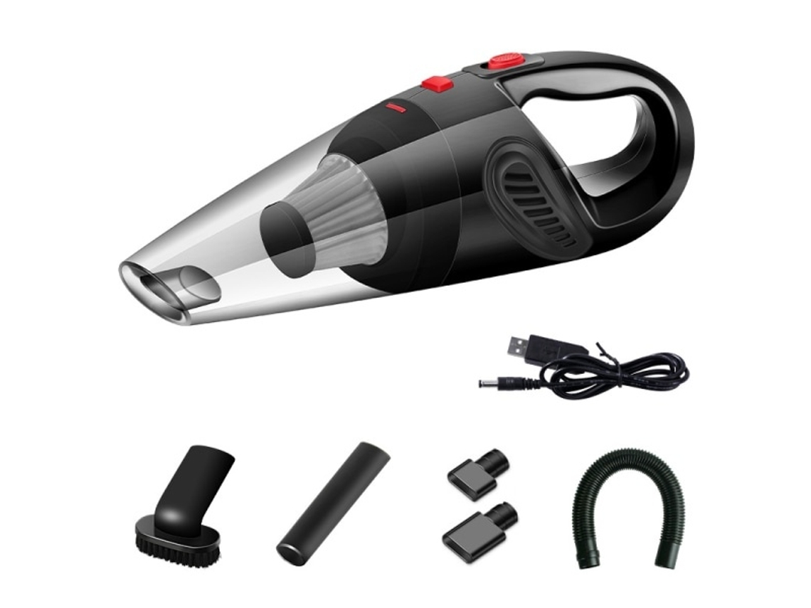 Lurelia Aspirador Portátil Para Carro, 8500 Pa, 120 W, Luz Led