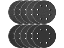 Disco de Lixa 125 Mm com 8 Furos, Pacote com 100 BRILVIBERA