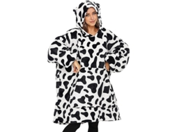 2026 chaqueta de Manta Oversize para Mujer Con Capucha de Perezoso Suave de Flanela Y Poliéster