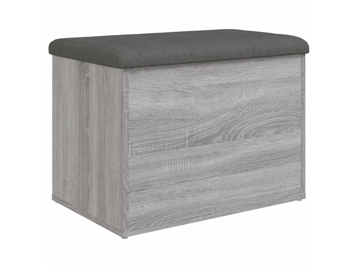 Storage Bench, Storage Benches Vidaxl Cinzeto Madeira Processada (62 X 42 X 45 Cm)