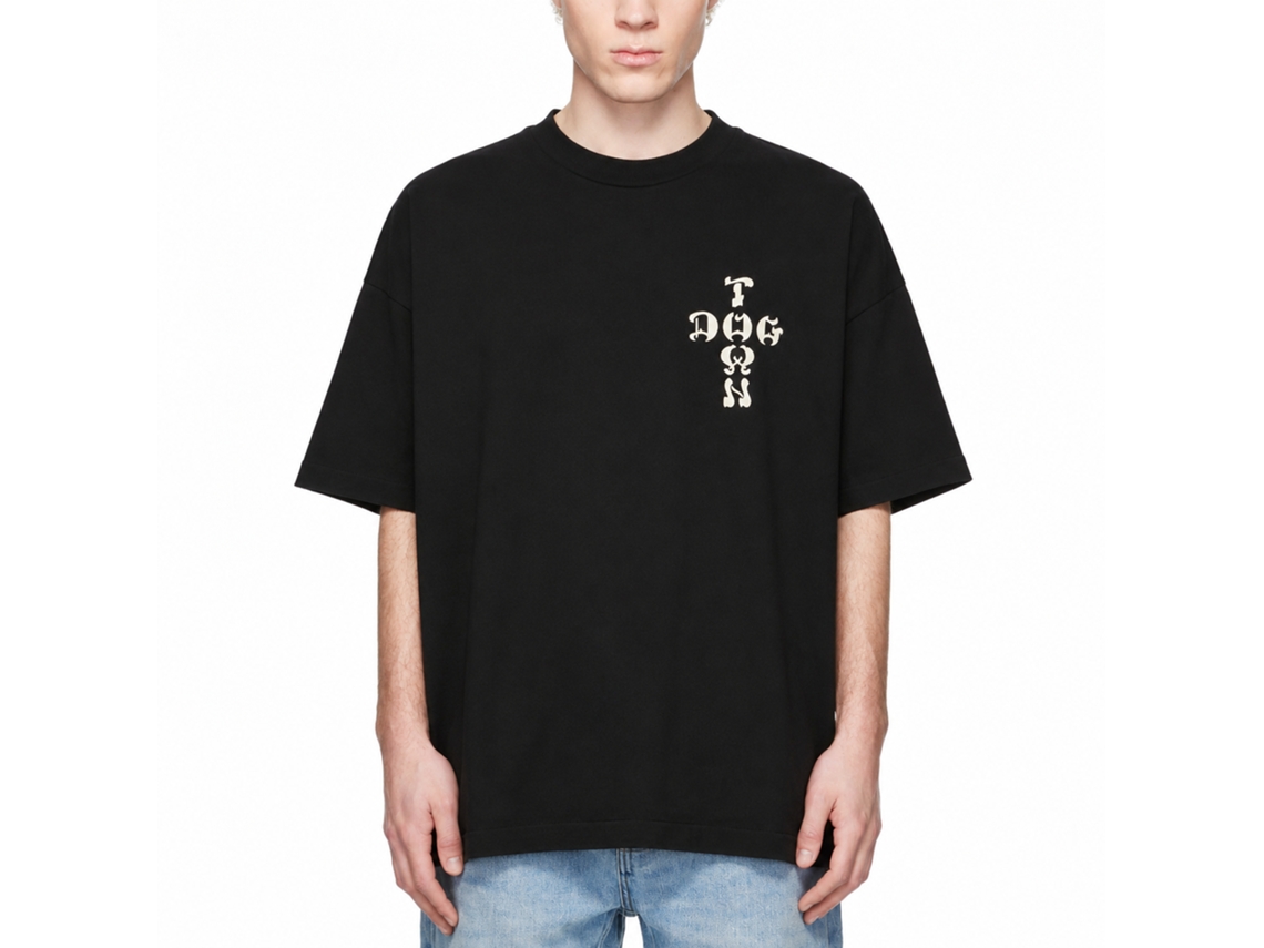 Dogtown Big Foot T-shirt Black Unisex Adults Size:l