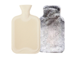 Bolsa De Água Quente De Borracha Com Capa Macia Para Cólicas, Dores No Pescoço E Nos Ombros AQUAFORGE