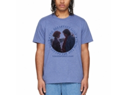 Rockinstone Breakfast Club Movie Breakfast Love Heather Light Blue Adult T-shirt Size:m