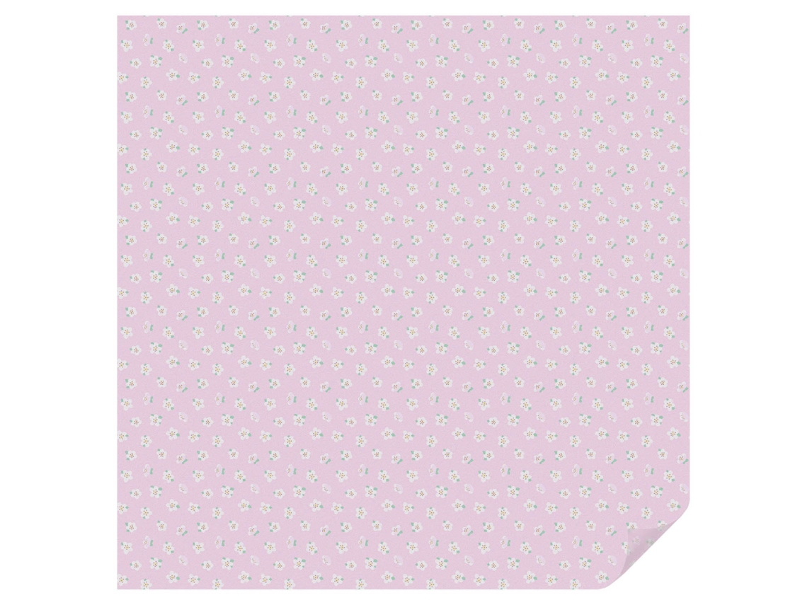 Película De Privacidade Padrão Floral Para O Banheiro Espelharte (100x100 Cm)