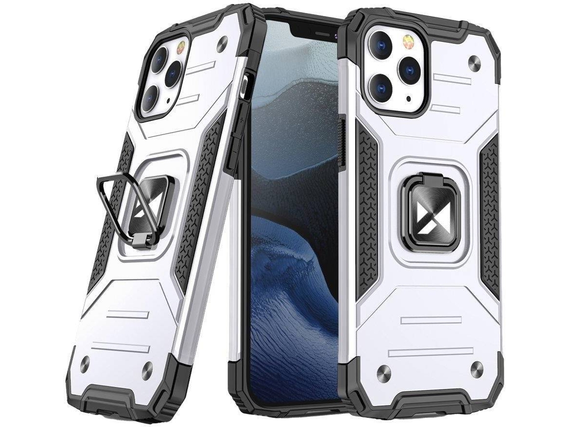 Capa iPhone 13 Pro Max LMOBILE Antichoque Prateado