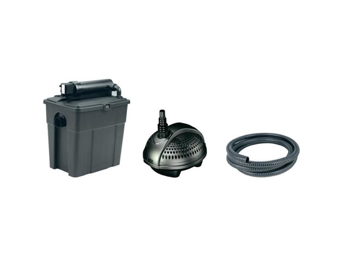 Filtro de Lago 5000 Uvc com Bomba Multicâmara Antialgas Preto PONTEC