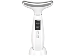 Terapia De Luz Vermelha Para Rosto E Pescoço Massageador Antienvelhecimento Para Rosto E Pescoço Massageador Facial Calmante E Relaxante P Yizhood
