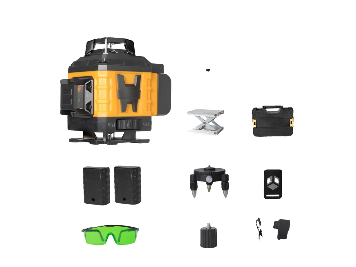 Nã­vel A Laser, 16 Linhas, Recurso De Autonivelamento, Amarelo Oem
