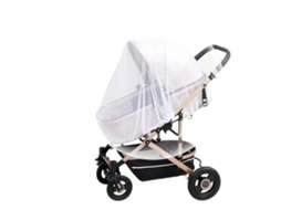 Mosquiteiro Integral Transparente Universal Para Carrinho De Bebê, Malha De Poliéster Compacta Anti-mosquitos E Anti-poeira