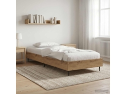 Vidaxl Estrutura Da Cama Carvalho Artisian 80 X 200 Cm