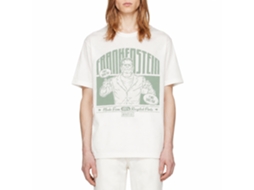 Rockinstone Universal Monsters Recycled Parts White T-shirt Size:xl