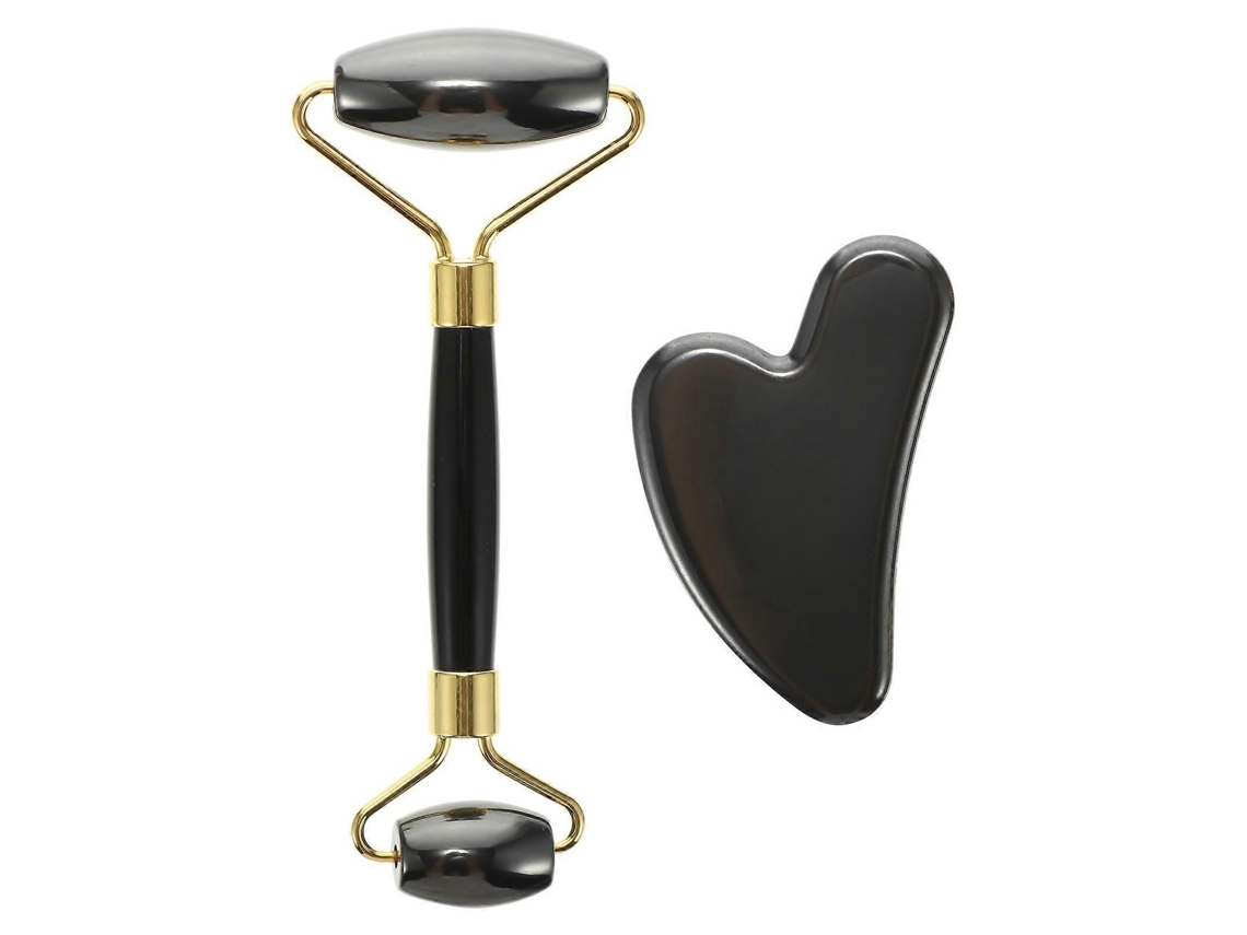 Massageador Facial Portátil para Cuidados com a Pele, de Rolos Melhorar Circulação Sanguínea, 14 X5cm, Firma 2 Unidades GOKOCO