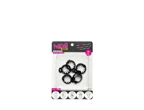 Teeny Black .75 Pulgados Puffcuff (5 Pcs)