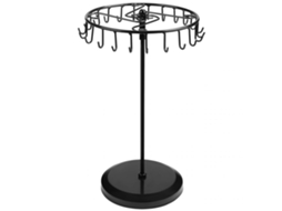 Suporte Giratório Para Colar, Suporte Para Exibição De Joias Com Rotação De 360 Graus, Torre Organizadora De Joias De Metal Com Altura Ajustável Para