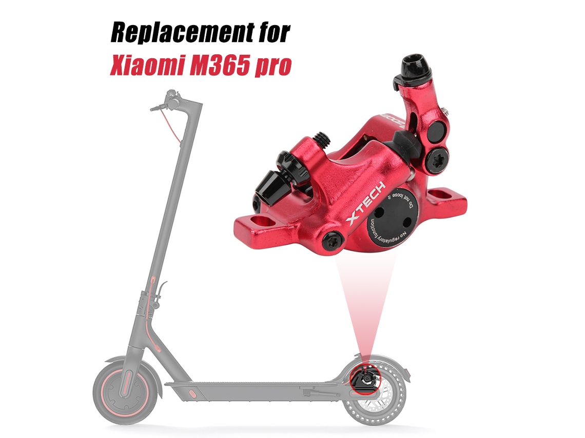 2026 pinza de Freno de Disco Hidráulico Con Adaptador Y Disco Rotor 120mm para Patinete Eléctrico Xiaomi M365 Pro