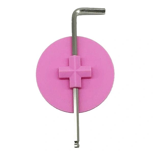 Suporte Multifuncional Magnético Para Celular Com Chave Inglesa, Portátil, Giratório 360 Graus, Em Silicone E Metal, Ideal Para Reparos. Rosa.