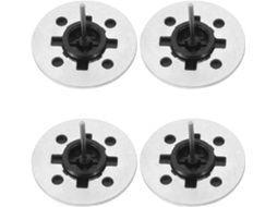 Labrimp Lote 4 Galets Presseurs Tn-21: Bobine Bande Vide - Volante Inércia Metálica Magnetofone Cassetes -