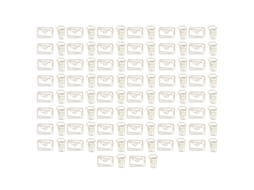100 Clipes De Papel Divertidos Clips De Agenda Oro Anti-oxidación Metal Para Oficina Hogar Escuela