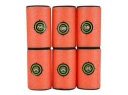 Mali 6pcs Alvos de Bala para Brinquedo de Arma Eva Macio Grande Tamanho com Pontuação