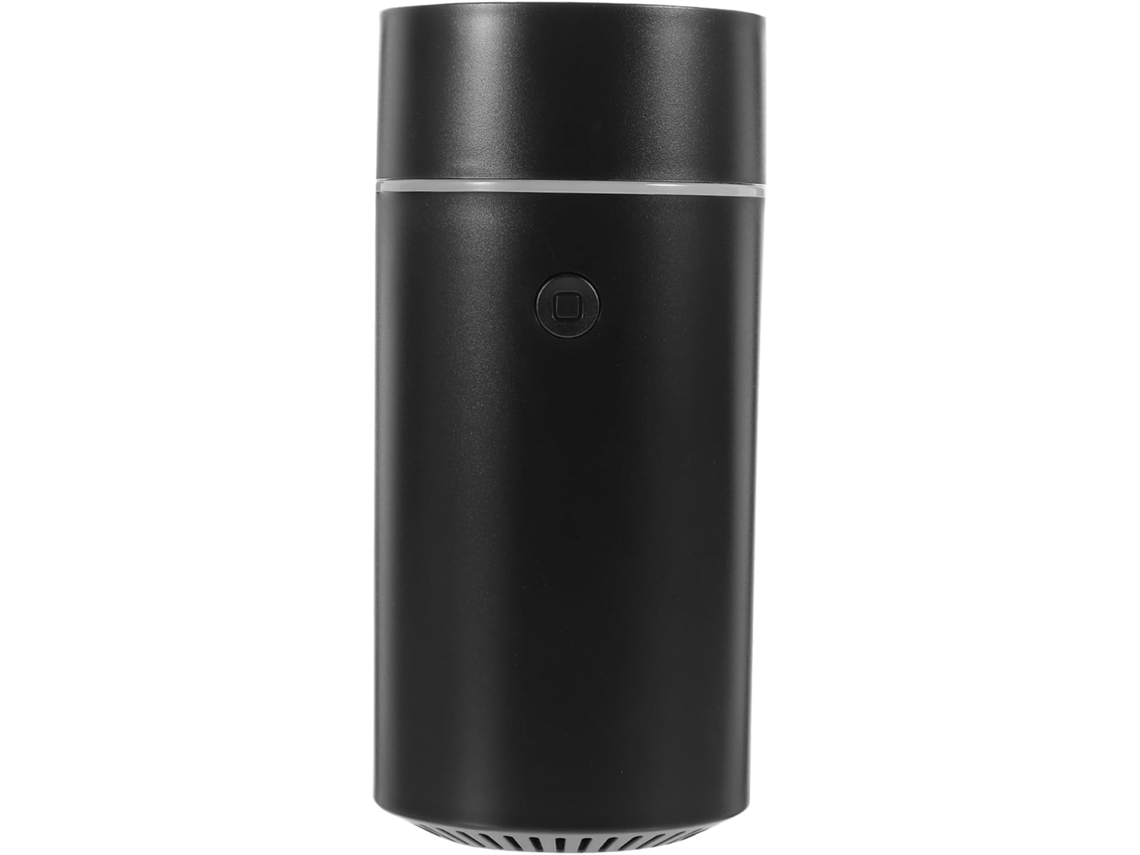 Mini Umidificador E Difusor De Óleos Essenciais Portátil Para Carro, Recarregável Via Usb, Preto.