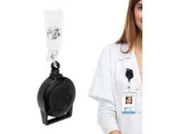 Lurelia Porta-crachá Retrátil Abs/pvc, Clipe Elástico 75 Cm Para Trabalhadores E Segurança