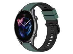 Pulseira De Silicone Bicolor De 22 Mm Para Amazfit Gtr 3 Pro
