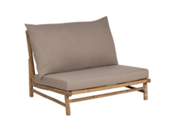 Cadeira De Jardim Beliani Todi De Bambu Taupe 97x85x74