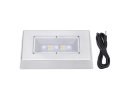 Base de Luz Led Retangular 7 Cores com Alimentação Usb/bateria Modos Múltiplos