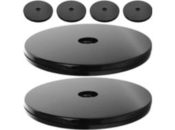 Pratos Giratórios Lazy Susan Com Rolamentos De Esferas Suporte Giratório 10cm Base Giratória Plástico Para Exibição