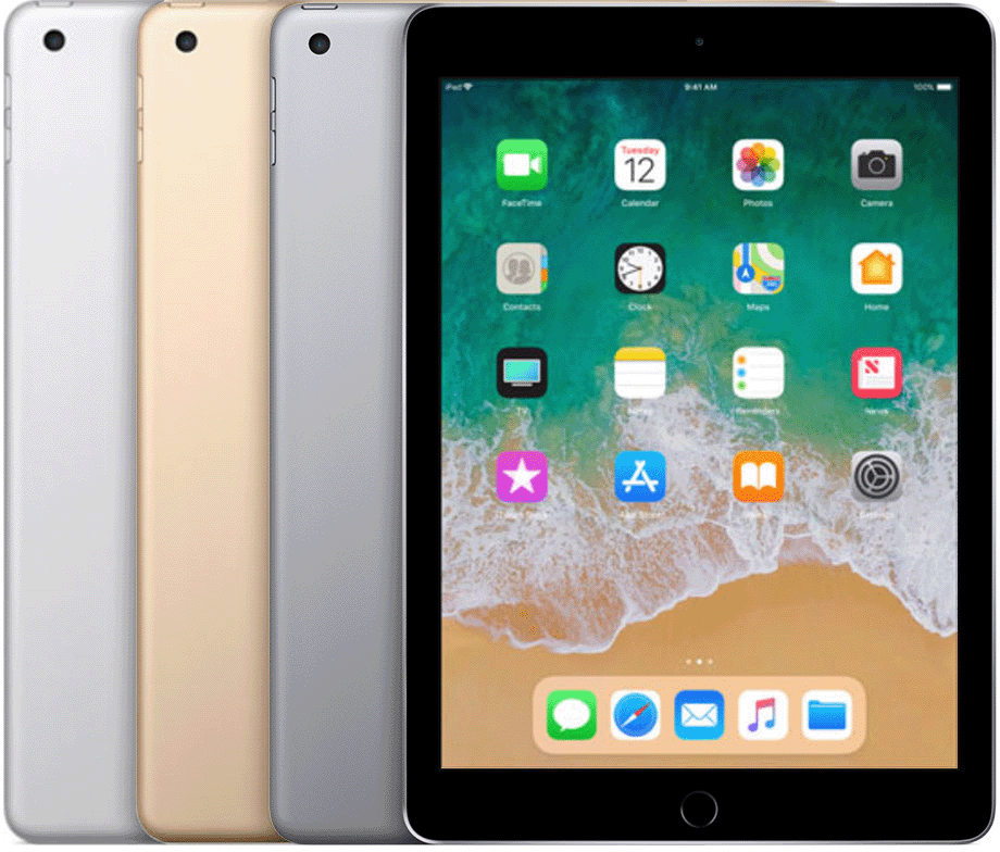Ipad APPLE 5ª Geração 9.7'' 32 Gb Wi-Fi Prateado (Recondicionado Como Novo)