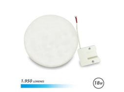 Aplique Redondo de Techo Con Base Fija Led 18W 1950Lm Elbat
