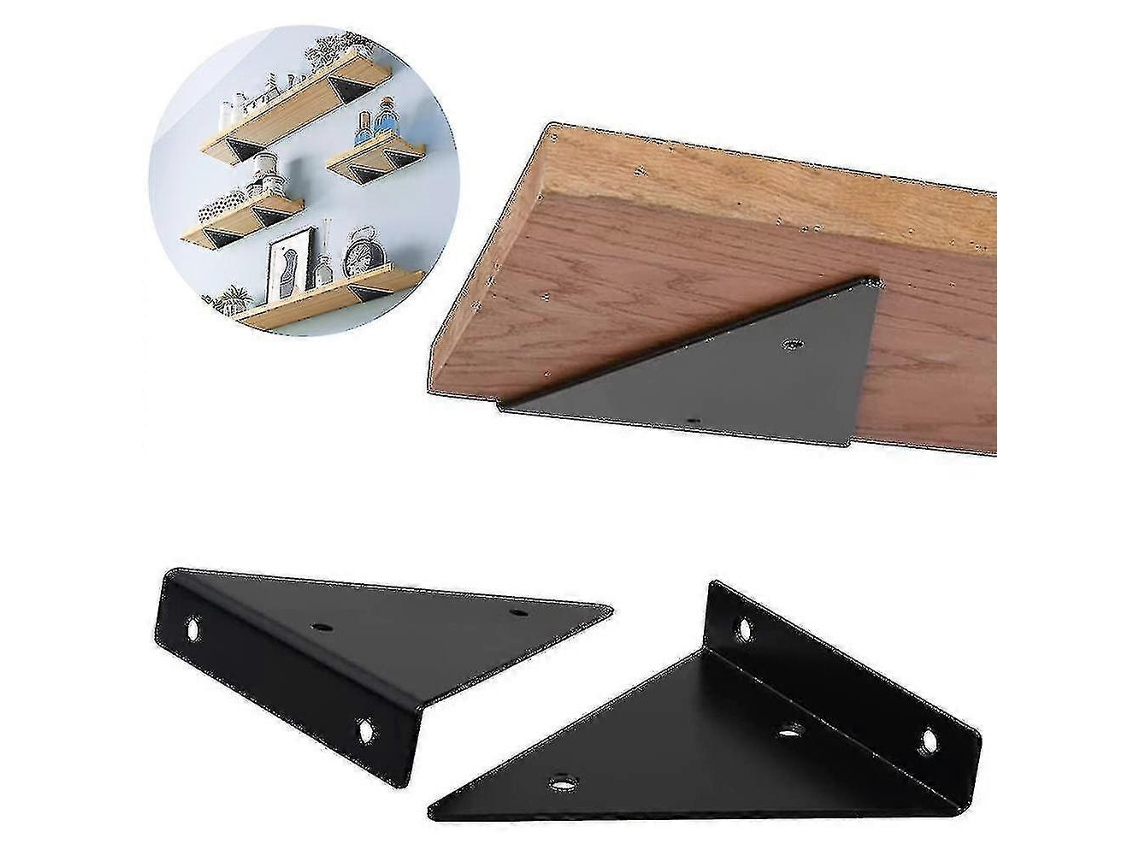 Suporte Triangular Para Prateleira, Invisível, Para Prateleira Flutuante