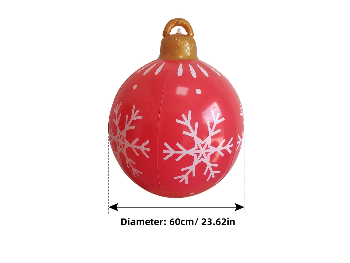 Decoração de Natal com Balão Inflável em Pvc da LAXISCREED para Jardim, Casamentos e Festas Ao Ar Livre