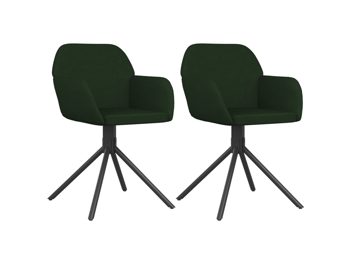 Swivel Dining Chair, Swivel Dining Chairs Vidaxl Verde Veludo (n/a)