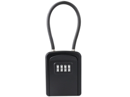 Cofre Chaves CHRUI Exterior Segredo 19.6x3.5x7.5cm (preto)