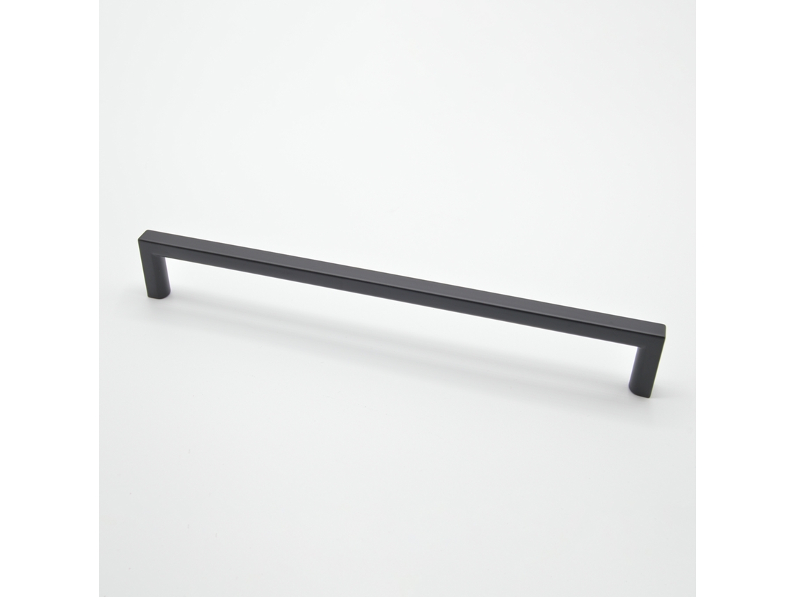 Pacote com 25 Puxadores em Zamac de 192 mm Preto Fosco HARDWAREXCHANGE