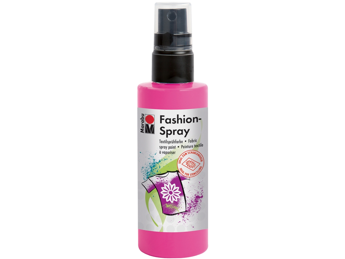Tinta Spray Têxtil MARABU Spray Fashion Verde Maçã 100 Ml