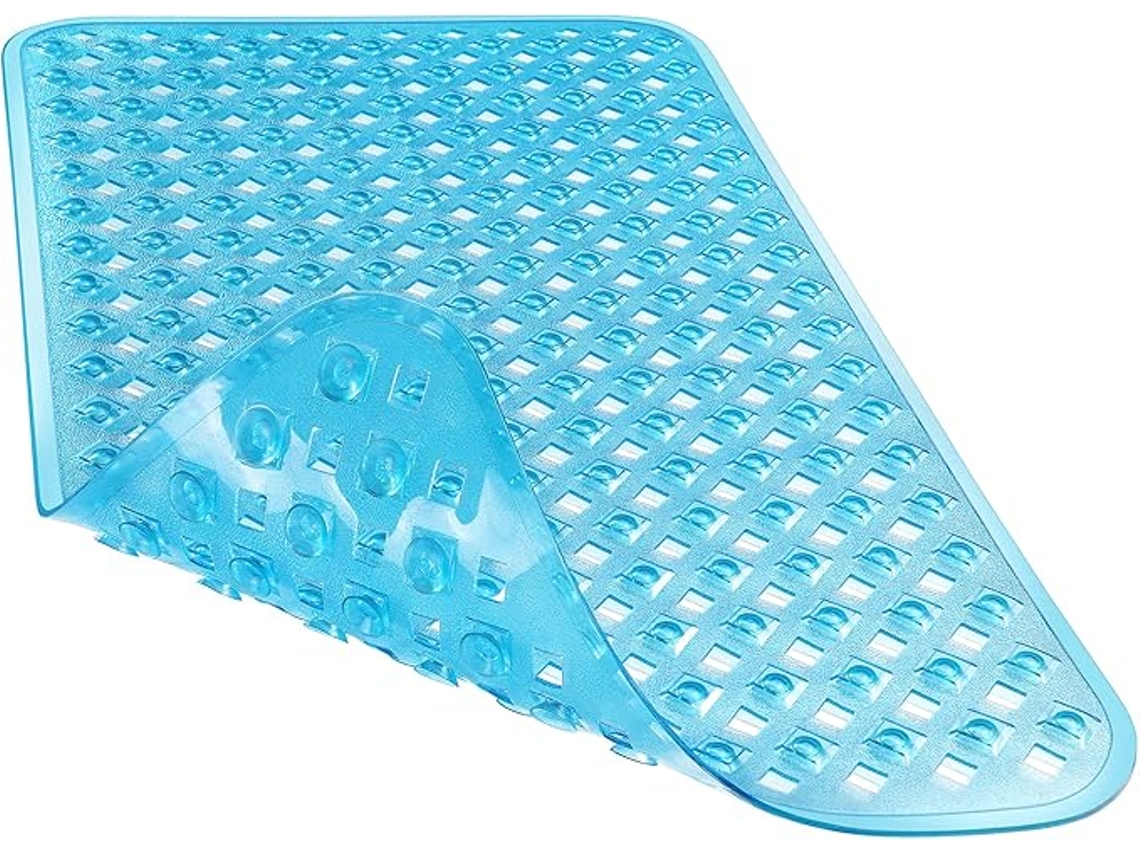 Tapete Ehstmind Antiderrapantes Banheira Ventosas Furos Drenagem Lavável Máquina Bpa Multicor (30x30x20)
