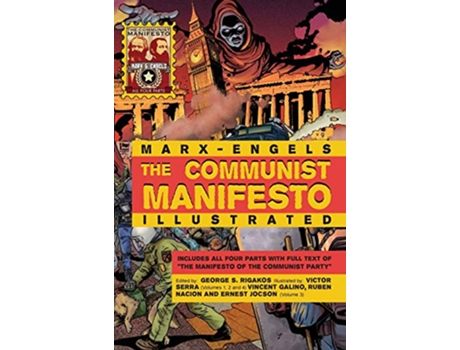 Livro The Communist Manifesto Illustrated All Four Parts de Karl Marx Friedrich Engels (Inglês)