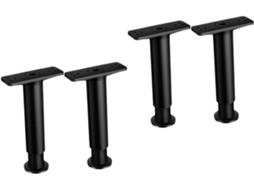 Tofficu Conjunto De 4 Pés Apoio Para Cama Ajustáveis, Para Móveis, Suporte De Substituição Para Estrutura Cama
