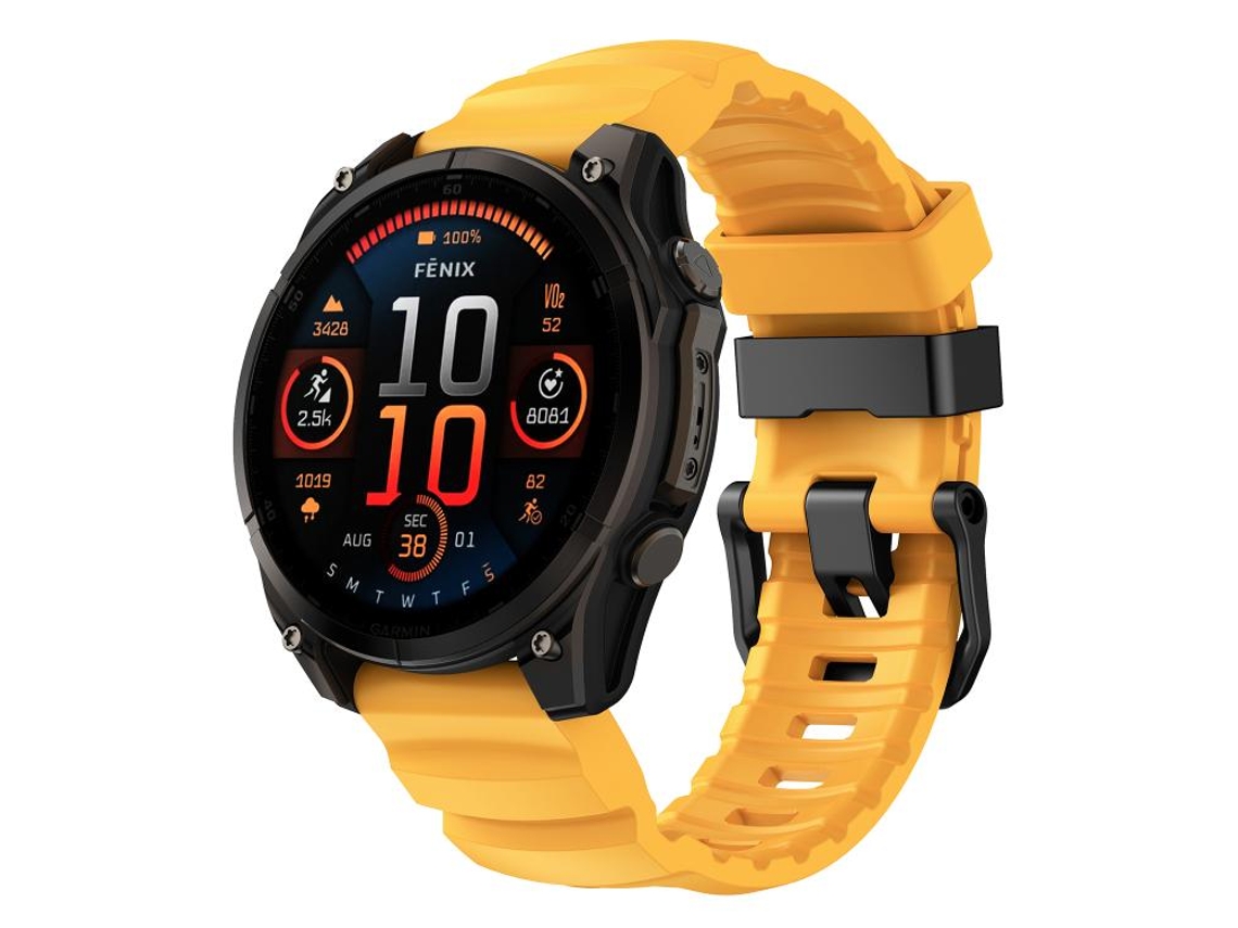 Bracelete para Garmin Fenix 8 / 7s / 6s / 5s metal Milanês com ajuste rápido, prata XIAOMOYU (20mm)