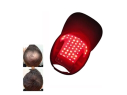 Dispositivo de Terapia Luz Vermelha Tampa Crescimento Cabelo Anti Perda Lase R Chapéu C GOKOCO