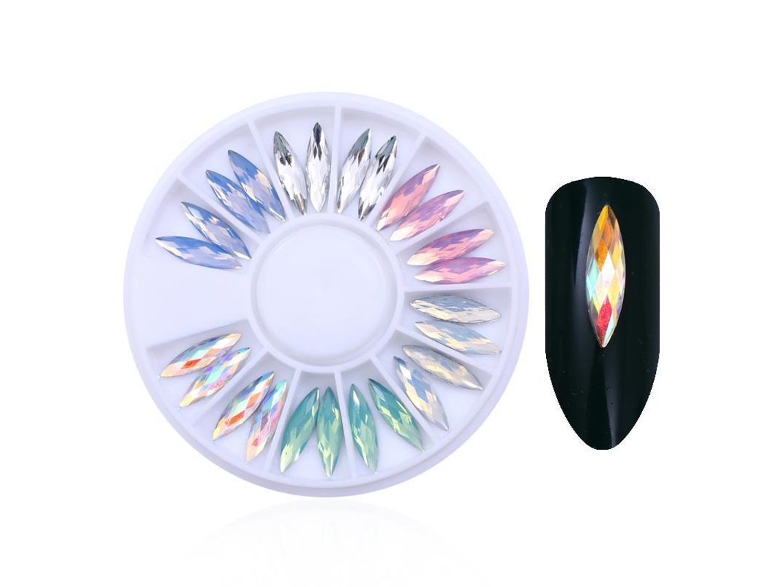 Acessórios para Unhas Decoradas com Strass, Cristais e Aplicações de Strass. MDUG