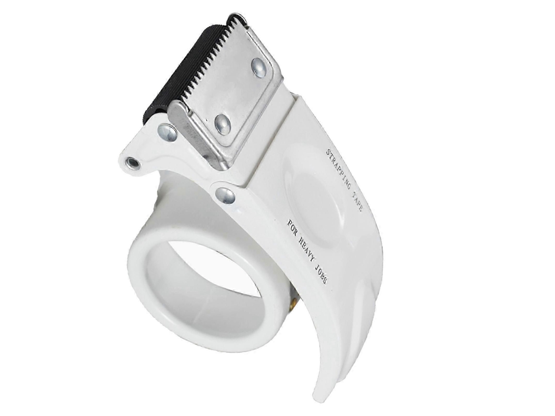 Dispensador de Fita Adesiva com Cortador de 6,0 Cm, Ferramenta de Corte e Vedação para Transporte, Branco, 26 Unidades GOKOCO