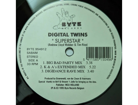 Vinil Superstar, Digital Twins Byte Records